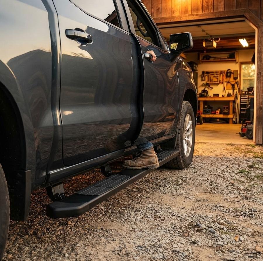 6.5 Inch Running Boards for 2019-2026 Silverado/Sierra 1500 Crew Cab