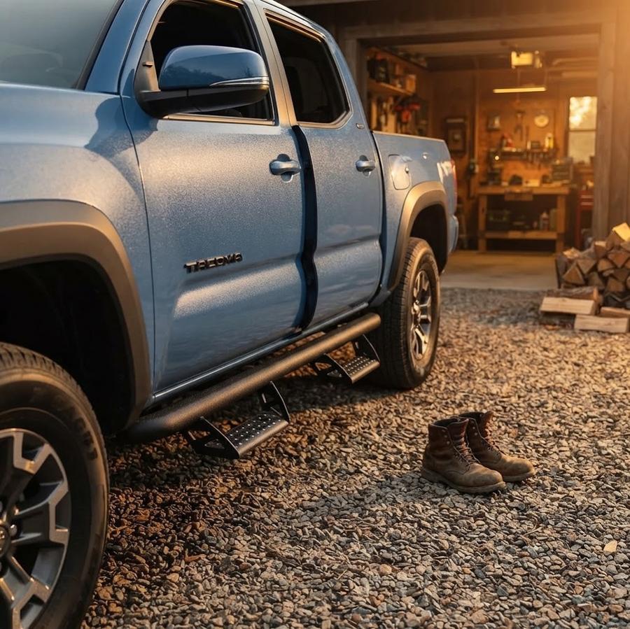 Running Boards for 2024-2026 Toyota Tacoma Double Cab Crew Cab